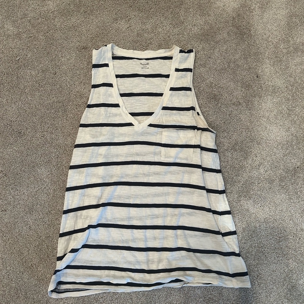 Madewell Striped Tank Top